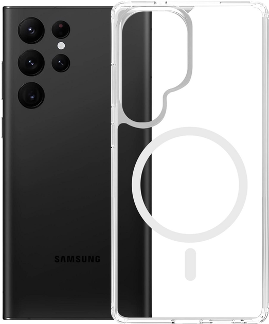 Etui 3MK Armor MagCase do Samsung Galaxy S25 Ultra Transparent (5903108658645) - obraz 1