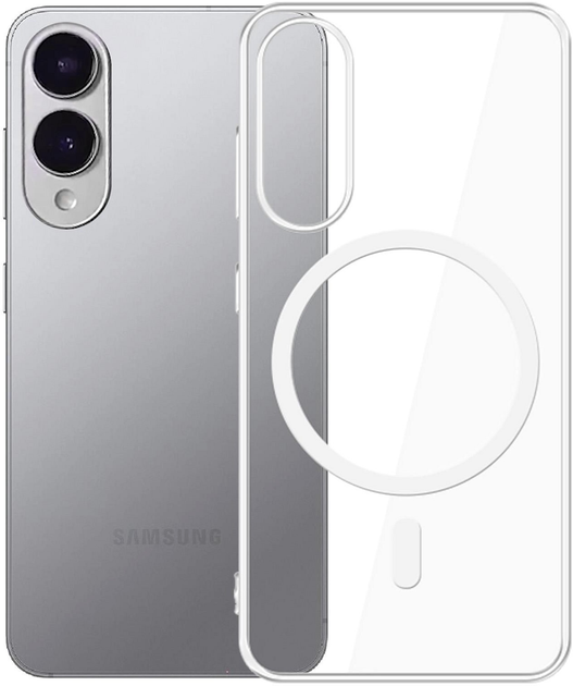 Etui 3MK Clear MagCase do Samsung Galaxy S25 Edge Transparent (5903108651899) - obraz 1