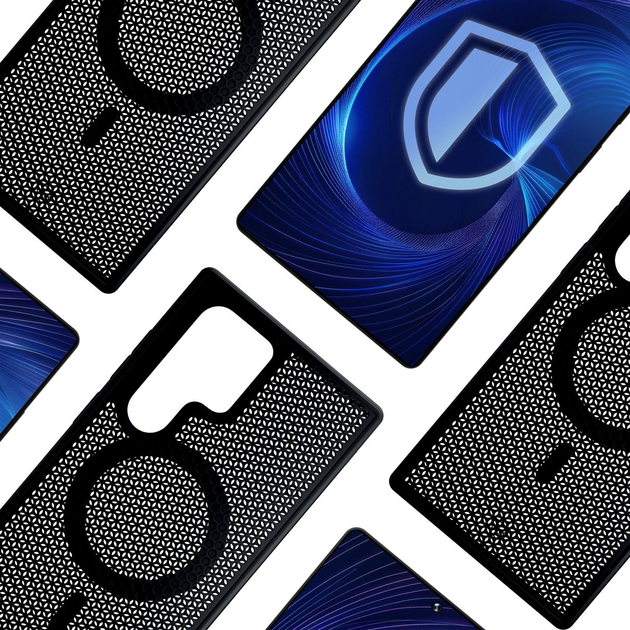 Etui 3MK COOLing MagCase do Samsung Galaxy S25 Ultra Black (5903108628983) - obraz 6