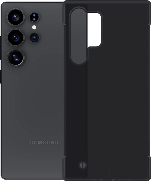 Etui 3MK Just20g Matt Case do Samsung Galaxy S25 Ultra Black (5903108629072) - obraz 4