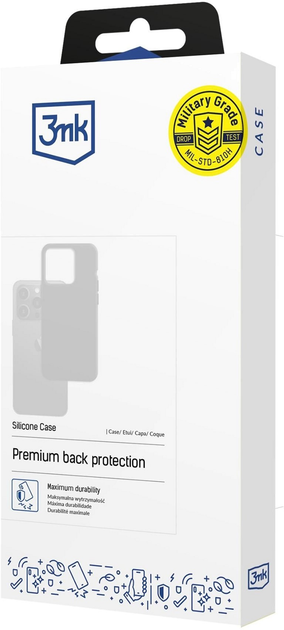 Etui 3MK Silicone Case do Samsung Galaxy A26 Black (5903108643290) - obraz 4