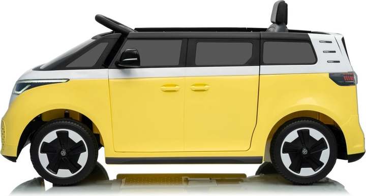 Samochód elektryczny dla dzieci Volkswagen Id Buzz Zółty (5903864987126) - obraz 2