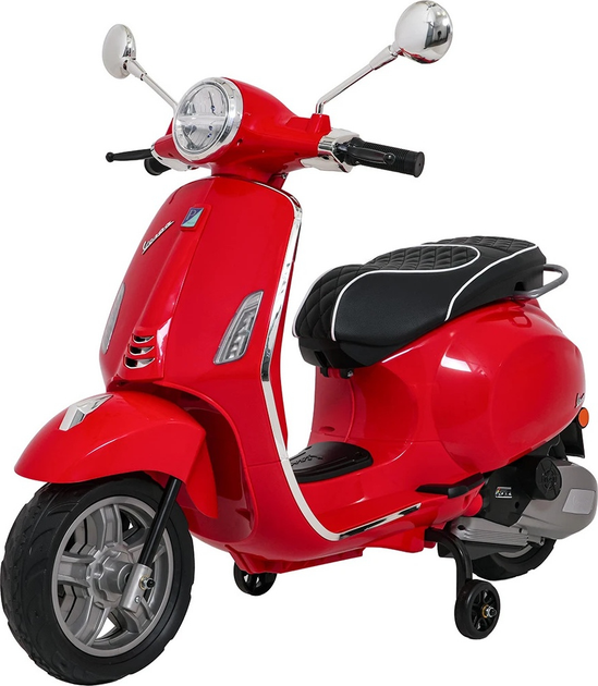 Skuter elektryczny dla dzieci Vespa Roma Czerwony (5903864984682) - obraz 4