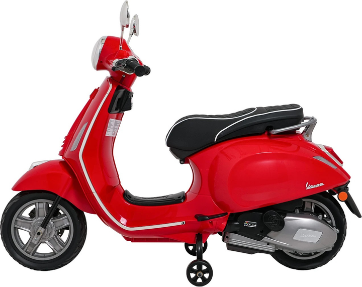 Skuter elektryczny dla dzieci Vespa Roma Czerwony (5903864984682) - obraz 5