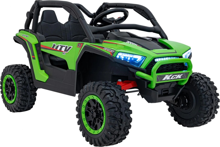 Buggy elektryczny dla dzieci KCK 4 x 4 Zielony (5903864943801) - obraz 3