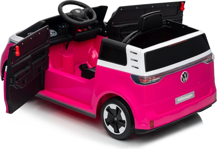 Samochód elektryczny dla dzieci Volkswagen Id Buzz Różowy (5903864987140) - obraz 11