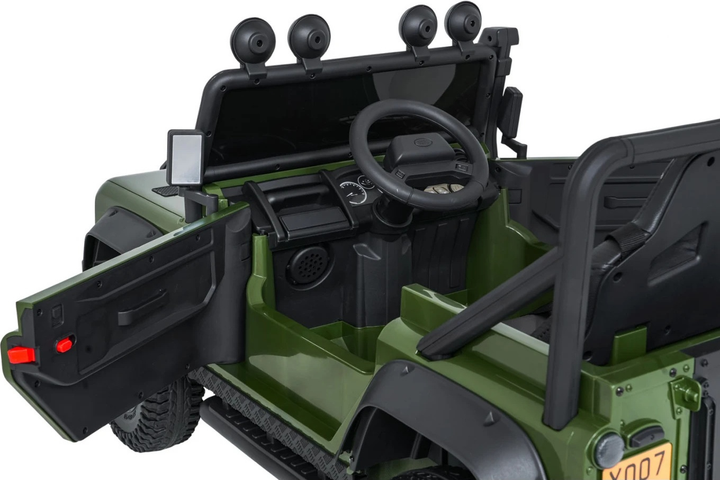 Електричний автомобіль для дітей Land Rover Defender 110 SVX Concept Зелений (5903864984699) - зображення 14