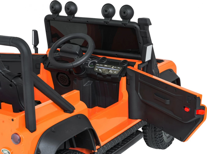 Електричний автомобіль для дітей Land Rover Defender 110 SVX Concept Помаранчевий (5903864984712) - зображення 16