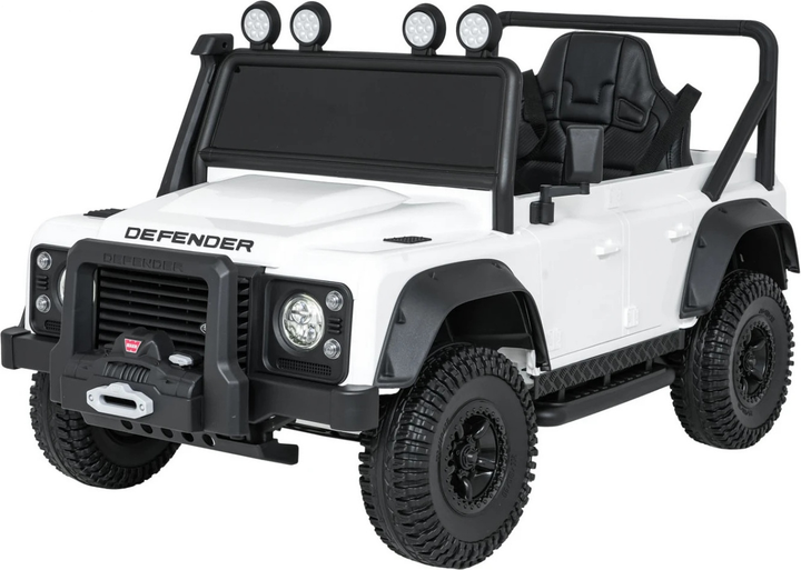 Електричний автомобіль для дітей Land Rover Defender 110 SVX Concept Білий (5903864984743) - зображення 1
