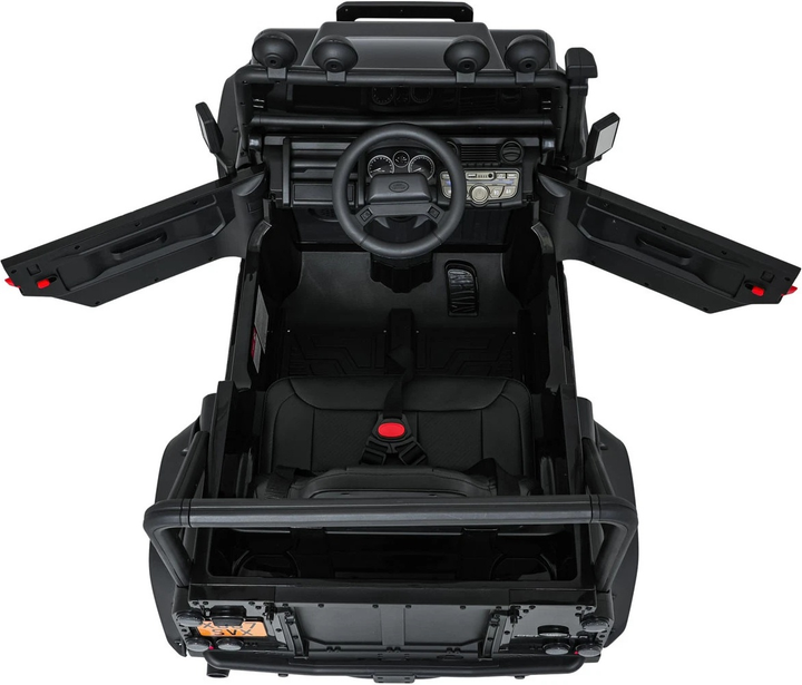 Електричний автомобіль для дітей Land Rover Defender 110 SVX Concept Чорний (5903864984729) - зображення 9