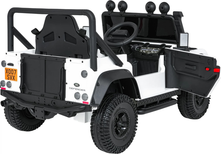 Електричний автомобіль для дітей Land Rover Defender 110 SVX Concept Білий (5903864984743) - зображення 8