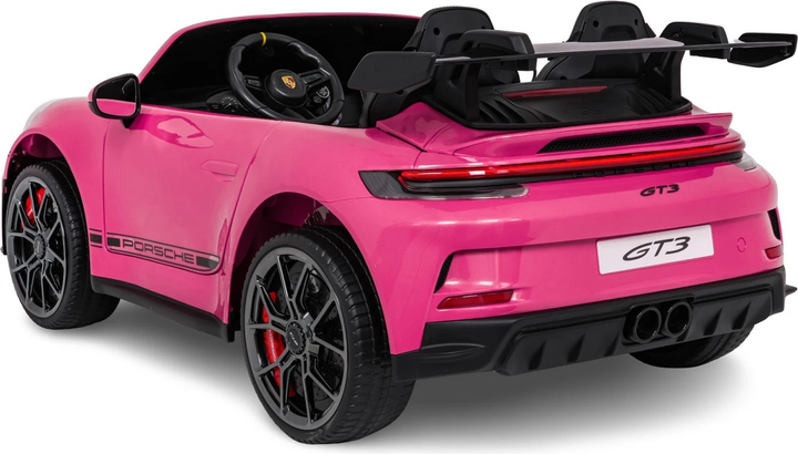 Електричний автомобіль для дітей Porsche 911 GT3 Strong MP4 Рожевий (5903864985450) - зображення 7