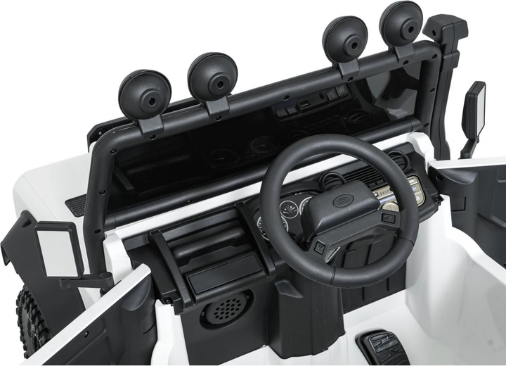 Електричний автомобіль для дітей Land Rover Defender 110 SVX Concept Білий (5903864984743) - зображення 12
