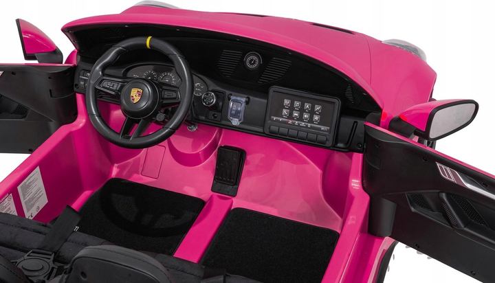 Електричний автомобіль для дітей Porsche 911 GT3 Strong Рожевий (5903864985498) - зображення 5