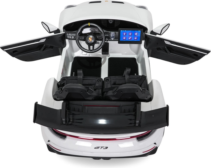 Електричний автомобіль для дітей Porsche 911 GT3 Strong MP4 Білий (5903864985467) - зображення 13
