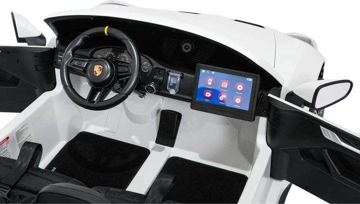 Електричний автомобіль для дітей Porsche 911 GT3 Strong MP4 Білий (5903864985467) - зображення 16