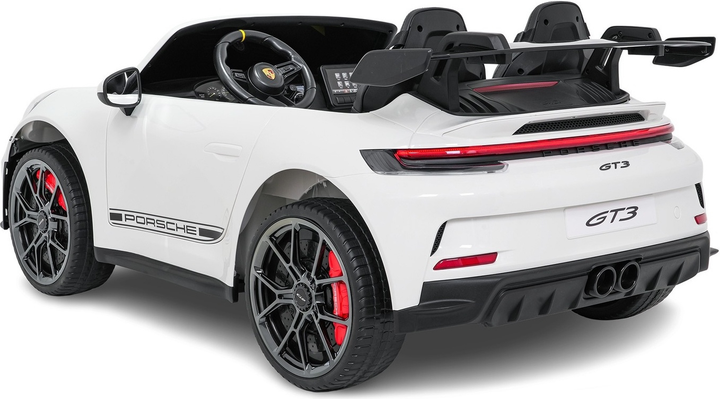 Електричний автомобіль для дітей Porsche 911 GT3 MP4 Білий (5903864985542) - зображення 5
