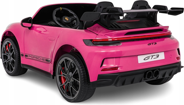 Електричний автомобіль для дітей Porsche 911 GT3 Рожевий (5903864985573) - зображення 5