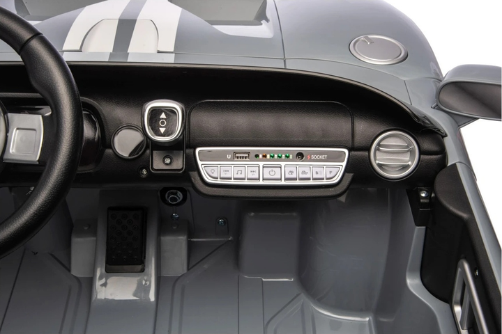 Електричний автомобіль для дітей Ford GT Сірий (5903864978742) - зображення 5