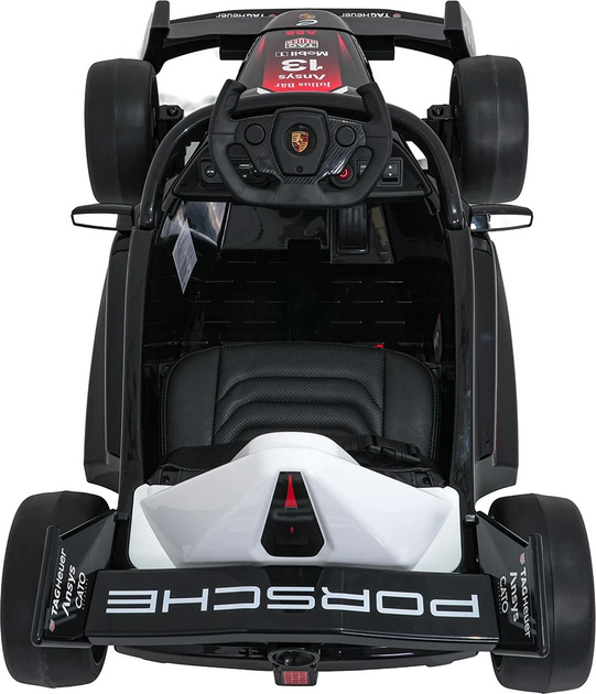 Електричний автомобіль для дітей Porsche Болід Формули E Червоний (5903864977585) - зображення 8