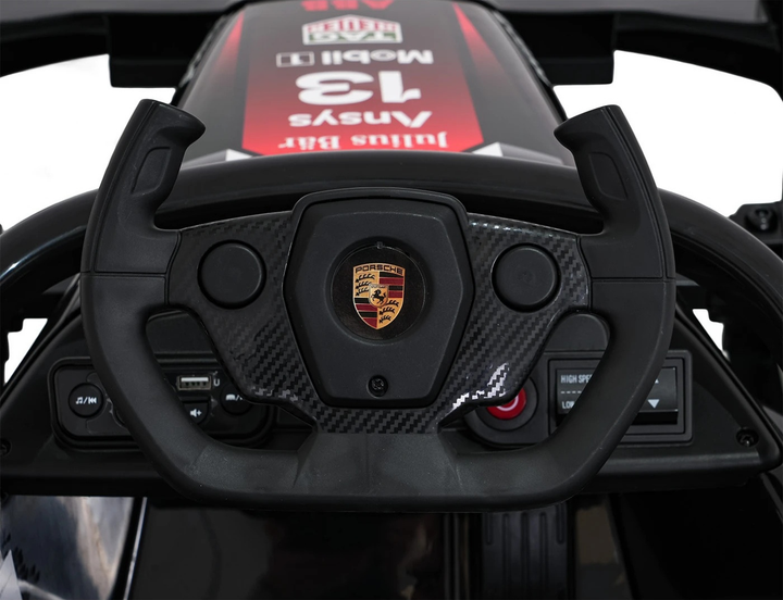 Електричний автомобіль для дітей Porsche Болід Формули E Червоний (5903864977585) - зображення 12