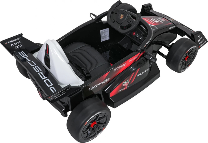 Електричний автомобіль для дітей Porsche Болід Формули E Червоний (5903864977585) - зображення 13