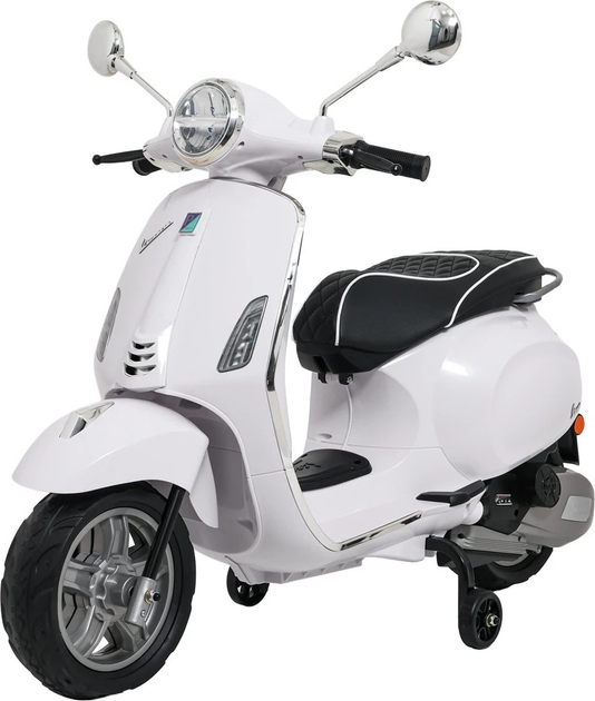 Електричний скутер для дітей Vespa Roma Білий (5903864984675) - зображення 1