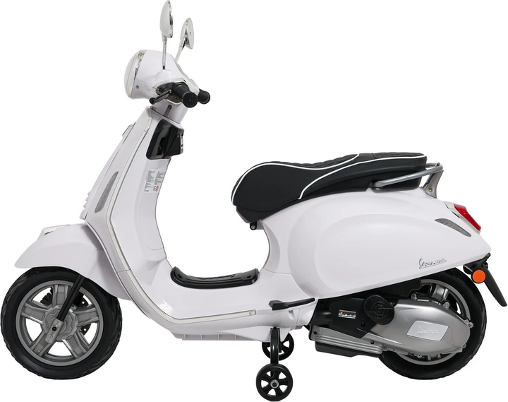 Електричний скутер для дітей Vespa Roma Білий (5903864984675) - зображення 4