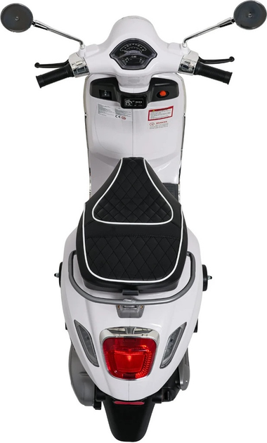 Електричний скутер для дітей Vespa Roma Білий (5903864984675) - зображення 8