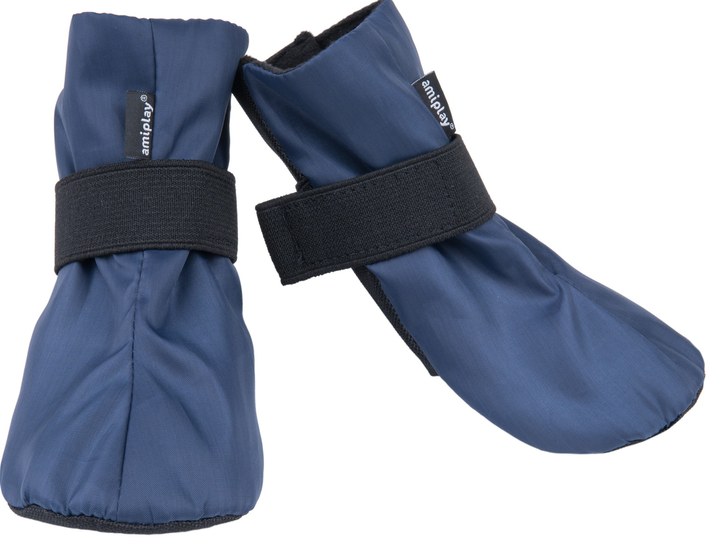 Buty dla psa Amiplay Bristol M Granatowy 2 szt (5907563272507) - obraz 1