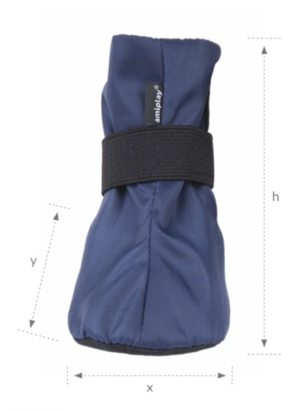 Buty dla psa Amiplay Bristol XXL Czerwony 2 szt (5907563272576) - obraz 2