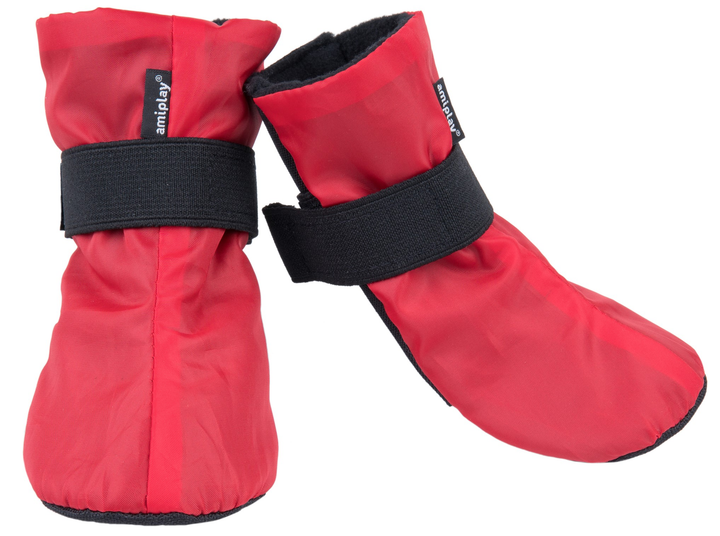 Buty dla psa Amiplay Bristol XL Czerwony 2 szt (5907563272545) - obraz 1