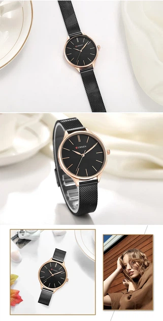 Годинники наручні жіночі Curren 9024 Gold (18680-hbr) - зображення 2