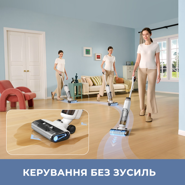 Акумуляторний миючий пилосос Mova K10 Pro (BVC-T8) - Фото 12 Акумуляторний миючий пилосос Mova K10 Pro (BVC-T8) - зображення 12