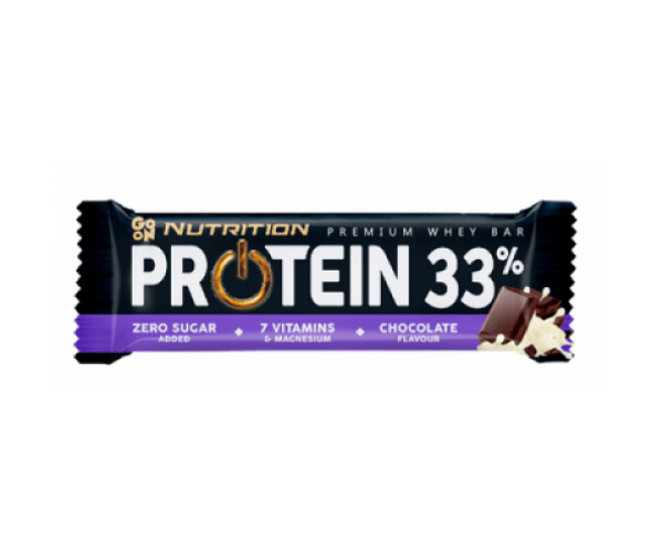 Протеиновый батончик Go On Nutrition Protein Bar 33% (БЕЗ САХАРА) шоколад - 50 грамм блок - 25 штук (383917) - изображение 3