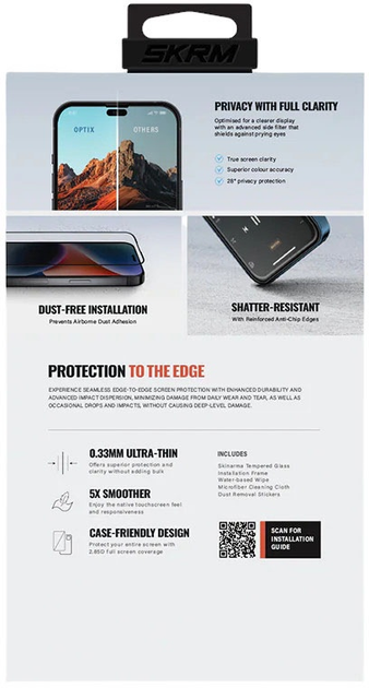 Szkło hartowane Skinarma Privacy do Apple iPhone 17 Pro Max (8886461248814) - obraz 2