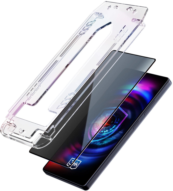 Szkło hartowane 3MK HardGlass Max Privacy do Apple iPhone 17 Pro (5903108671798) - obraz 3