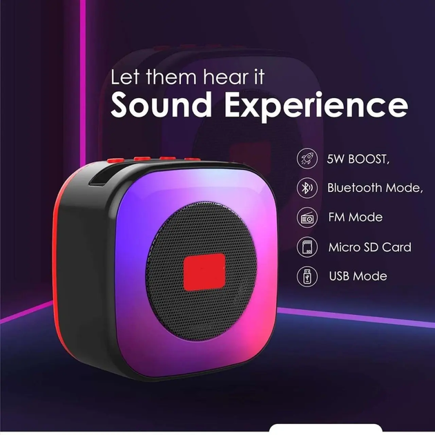 Колонка Karaoke Bluetooth SPS LX-01 Bluetooth - зображення 5