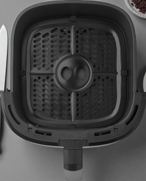 Аерофритюрниця-мультипіч Rotex 1700Вт, аерогриль для запікання та випікання без додавання олії, гриль Чорний (О56) - изображение 3