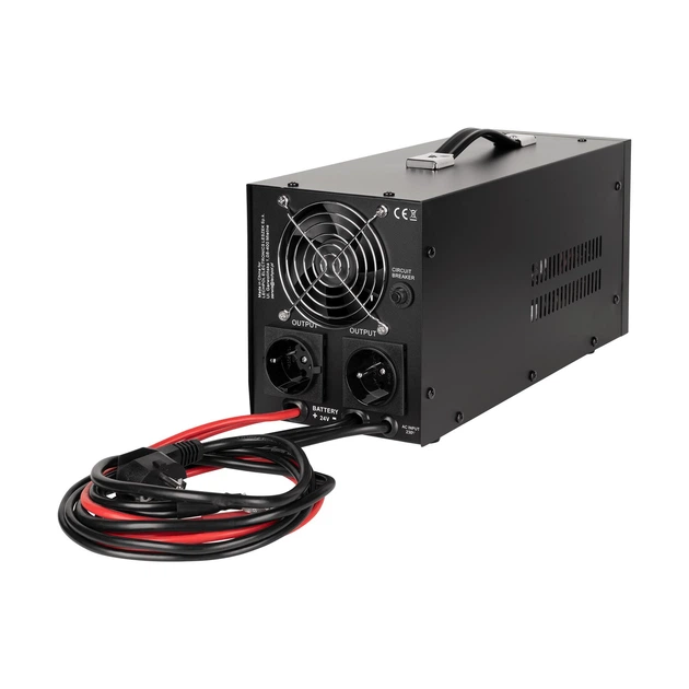 Источник бесперебойного питания (ИБП) KEMOT PROsinus-1500/24-LFP4 24V (1050W / 1500VA) Черный (URZ3427-24-LFP4) - изображение 3