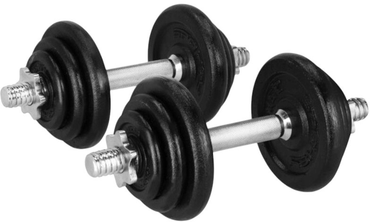 Zestaw hantli Spokey Egir 2 x 10.5 kg (5905339444790) - obraz 1