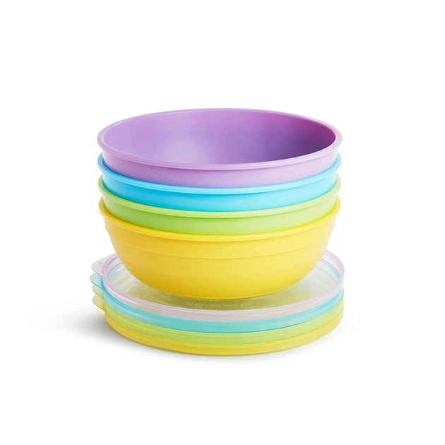 Набор посуды для кормления Munchkin Love-a-Bowls из 10 предметов - Фото 2 Набор посуды для кормления Munchkin Love-a-Bowls из 10 предметов - изображение 2