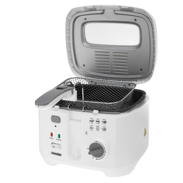 Фритюрниця Mesko MS 4908 G, 2,5 л, 1800 Вт, з терморегулятором, знімною чашею для олії, фільтром у кришці, захист від перегріву, Польща - изображение 6