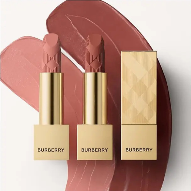 Увлажняющая матовая помада Burberry Kisses Matte Lipstick 02 Matte Cream Tea 3.3 г - изображение 7