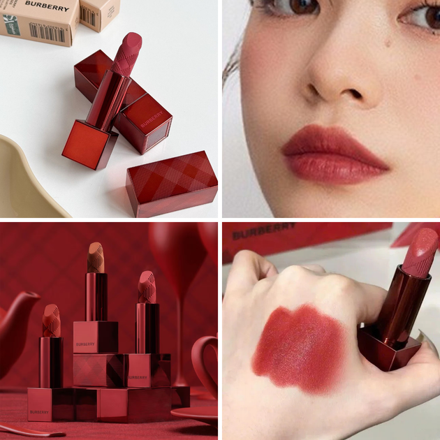 Увлажняющая матовая помада Burberry Kisses Matte Russet Collection Lipstick 93 Matte Russet 3.3 г - изображение 6