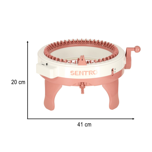 Zestaw kreatywny KIK Maszyna do szycia krosno dziewiarskie 48-igłowa okrągła KX3539 (5903039753655) - obraz 10