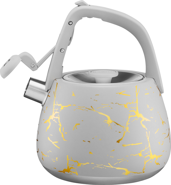 Czajnik Ambition Tower Marble Szary 2.8 l (5904134960429) - obraz 2