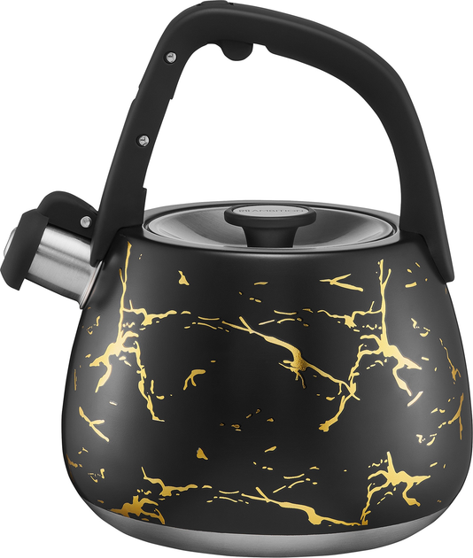 Czajnik Ambition Tower Marble Czarny 2.8 l (5904134960436) - obraz 1