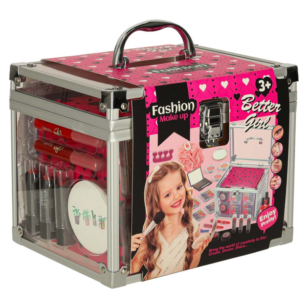 Zestaw kosmetyków KIK Kuferek do makijażu domowe spa walizka XXL KX3189 (5903039765443) - obraz 1