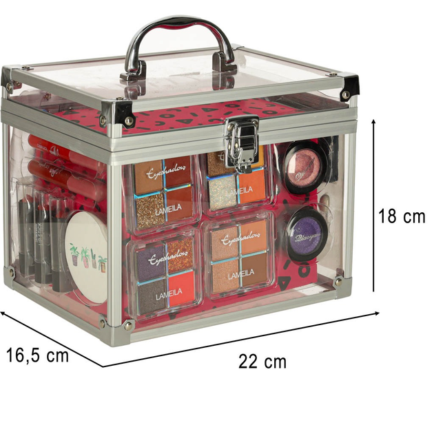 Zestaw kosmetyków KIK Kuferek do makijażu domowe spa walizka XXL KX3189 (5903039765443) - obraz 17